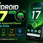Latest Android Version 2026 Android 17 Features, Supported Phones & Update Guide