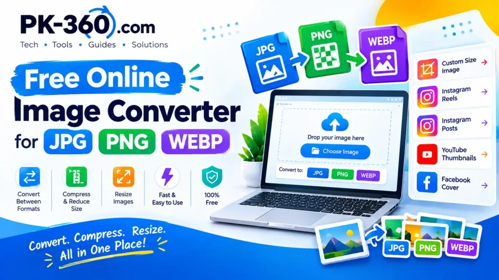 Free Online Image Converter for JPG, PNG and WEBP