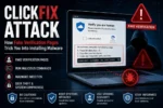 ClickFix Attack Explained How Fake Security Verification Pages Trick Users into Installing Malware