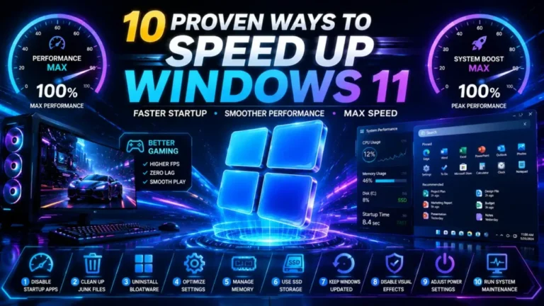 10 Proven Ways to Speed Up Windows 11 for Gaming & Productivity - Copy
